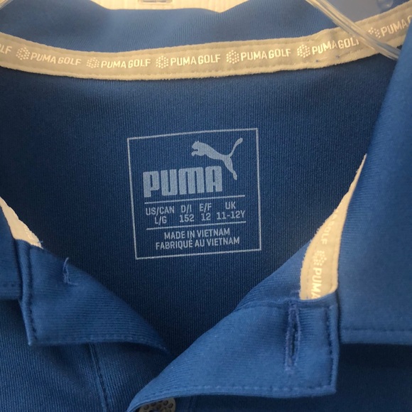 Puma Boys Golf Shirt - Picture 3 of 7
